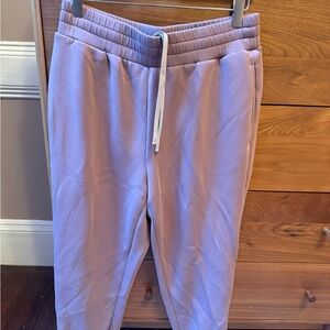 Varley Mauve DoubleSoft Joggers